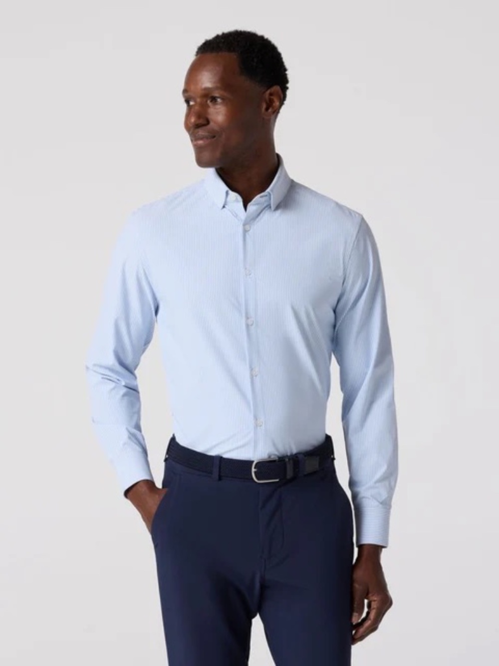 Mizzen + Main Leeward Dress Shirt - Medium Trim